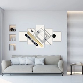 Obraz - Kształty geometryczne N⁰6 (125x70 cm)