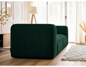 Ciemnozielona sofa 255 cm Zephyr – Bobochic Paris