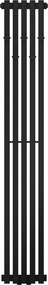 Mexen Flux grzejnik łazienkowy dekoracyjny 1500 x 240 mm, 450 W, czarny - W127-1500-240-00-70