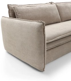 Sofa rozkładana LUNA SLIM beżowa PIASKI Meble