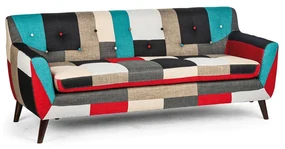 Sofa patchworkowa GRAND, 3 siedziska