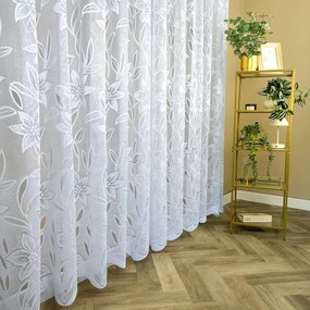 Firana żakardowa Gwiazda nowoczesny bogaty wzór - wys. 250 cm