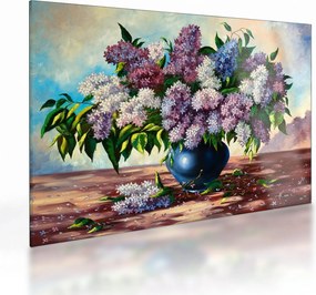 Obraz na szkle - Bukiet bzu (70x50 cm)