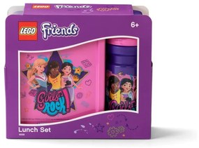 Komplet butelki na wodę i pudełka na przekąski LEGO® Friends Girls Rock