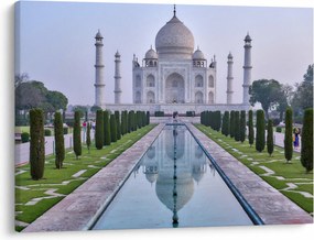 Obraz - Taj Mahal o wschodzie słońca (70x50 cm)