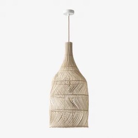 Lampa Sufitowa Embid Naturalny - Biała & ↑75 Cm Embid - Sklum