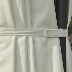 Outsunny podwójny parasol wspornikowy parasol z korbą ochrona przeciwsłoneczna krem biały