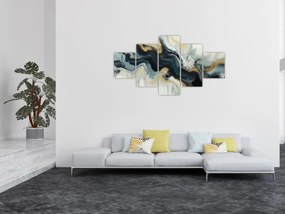 Obraz - Rysunek marmurkowy (125x70 cm)