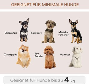 Torba transportowa na kółkach dla psa Pawhut, plecak 2-w-1 z drzwiami, szary