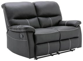 Kanapa 2-osobowa z funkcją relax z ekoskóry CANBY