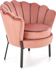 Velvetowy fotel w stylu glamour Angelo