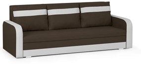 Kanapa sofa 3 os z funkcją spania CONDI Brązowy/Biały