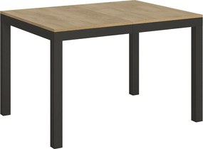 Stół rozkładany 120/380x90 cm Everyday Evolution dąb naturalny rama i nogi antracytowe