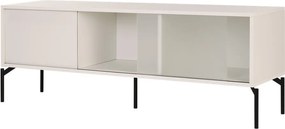 Szarobeżowa szafka pod TV 160x60x42 cm Met – noo.ma