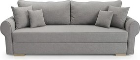 Sofa z Funkcją Spania RELON Szara Nowoczesna