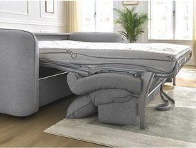 Ciemnoniebieska sofa 216 cm Achille – Bobochic Paris