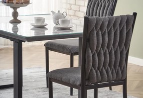 Rozkładany stół w stylu industrialnym Marley w optyce marmuru