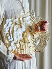 Beżowa szklana misa ø 38,5 cm Asimi – Bloomingville