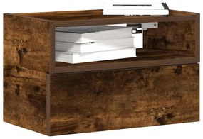Szafka nocna minimalistyczna przydymiony dąb K0-F94