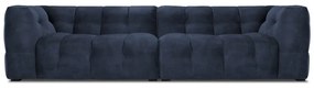 Niebieska aksamitna sofa Windsor &amp; Co Sofas Vesta, 280 cm
