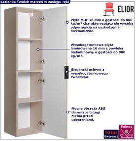 Wiszący słupek kazmirowy do łazienki G1-S24
