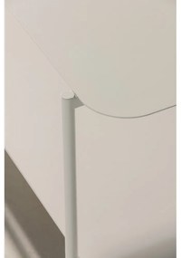Kremowy metalowy stolik 58x90 cm Beatrix – MOME
