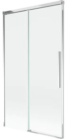 Mexen Rox parawan nawannowy 2-skrzydłowy rozsuwany 100 x 150 cm, transparent, chrom - 8C9-100-001-01-00