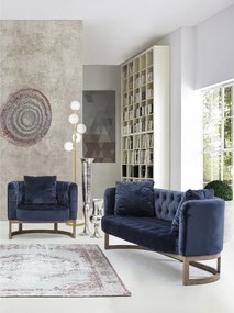 Lampa stojąca w kolorze złota ze szklanym kloszem (wysokość 156,5 cm) Balls – Bizzotto