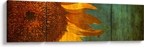 Obraz - Słonecznik (170x50 cm)