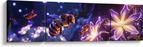 Obraz - Bee Meadow III. (170x50 cm)