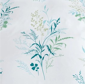 PrzytulneMieszkanie.pl PrzytulneMieszkanie.pl Pościel z mikroflanelu VERDELLE biało-zielona Rozmiar pościeli: 70 x 90 cm | 140 x 200 cm