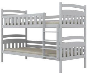 Łóżko piętrowe JULITA 160x80 białe drewniane KOCOT KIDS