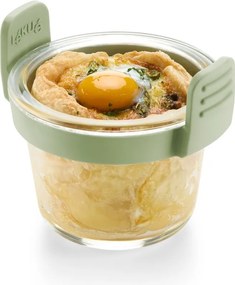 Szklane formy do pieczenia zestaw 4 szt. ø 9,5 cm – Lékué