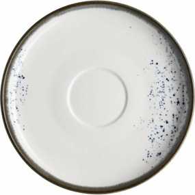 Mäser Spodek do kawy Pintar Biały w niebieskiekropki 14 cm, L