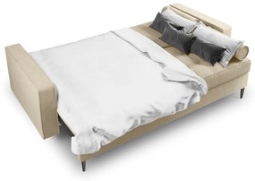 Beżowa rozkładana sofa Milo Casa Santo