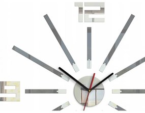 Zegar ścienny naklejany duży nowoczesny akrylowy na ścianę do kuchni salonu