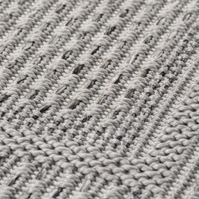 Dywan zewnętrzny Desert Ramka szary 80 cm x 250 cm