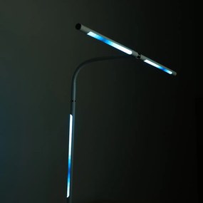 Lampa LED na biurko NOX z efektami RGBW, zacisk, pilot zdalnego sterowania