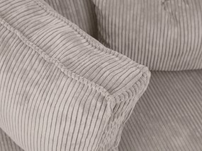 Jasnobeżowy narożnik w kształcie U SMART COSARO 295x140 cm