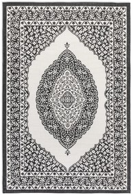 Dywan dwustronny zewnętrzny Gemini Alladyn czarno-kremowy 200 cm x 290 cm