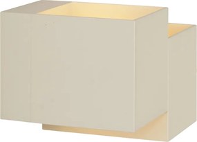 Nowoczesna lampa ścienna beżowa 2-punktowa - Transfer Double