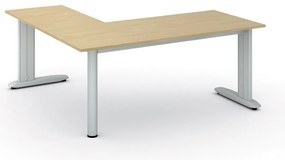 Narożne biurko PRIMO FLEXIBLE, 180x180 cm, brzoza