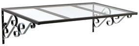 Urokliwe zadaszenie AMBAN z aluminium - 120*80 cm