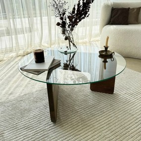 Stolik konferencyjny Mia Walnut