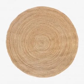 Okrągły Dywan Ø145 Cm Neferet Yute - Sklum