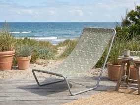 Składane leżak plażowy SAND FLOWERS, zielony