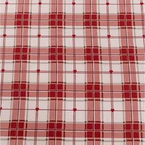 PrzytulneMieszkanie.pl Prześcieradło z mikrofibry TARTAN HEART kolorowe 90x200 cm