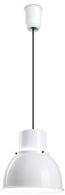 Reflex Mini biała lampa wisząca retro