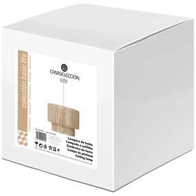Naturalna rattanowa lampa sufitowa ø 38 cm Natural Way – Casa Selección