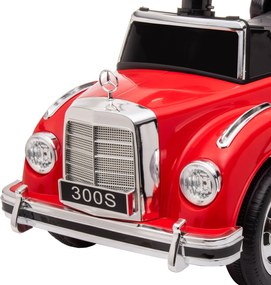 AIYAPLAY Mercedes Benz Design 300 S Dziecięcy Pojazd do Zjeżdżania, Czerwony